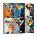 Quadro Stampa su Tela Pop Martini - CupidoDesign