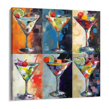 Quadro Stampa su Tela Pop Martini - CupidoDesign