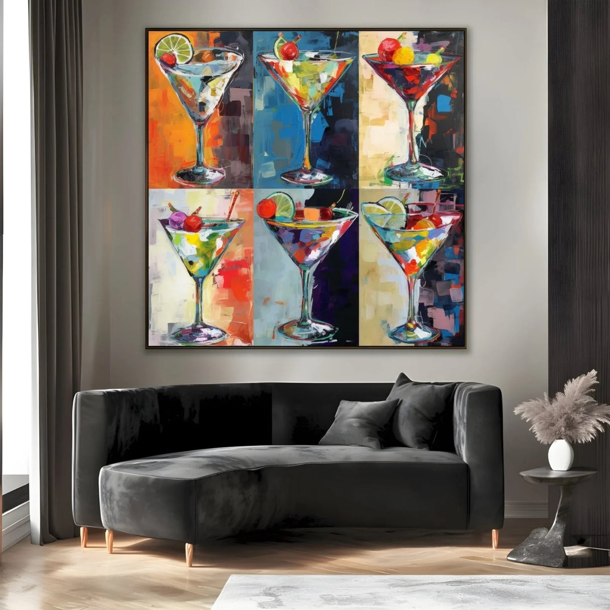 Quadro Stampa su Tela Pop Martini - CupidoDesign