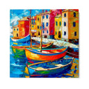 Quadro Stampa su Tela Porto di Colori - CupidoDesign