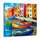 Quadro Stampa su Tela Porto di Colori - CupidoDesign