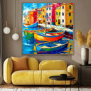 Quadro Stampa su Tela Porto di Colori - CupidoDesign