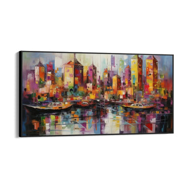 Quadro Stampa su Tela Porto urbano - CupidoDesign