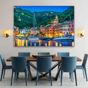 Quadro Stampa su Tela Portofino, Liguria - CupidoDesign