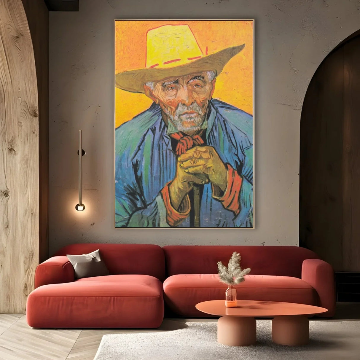 Quadro Stampa su Tela Portrait of Patience Escalier, Vincent Van Gogh - CupidoDesign