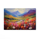 Quadro Stampa su Tela Prato Fiabesco - CupidoDesign
