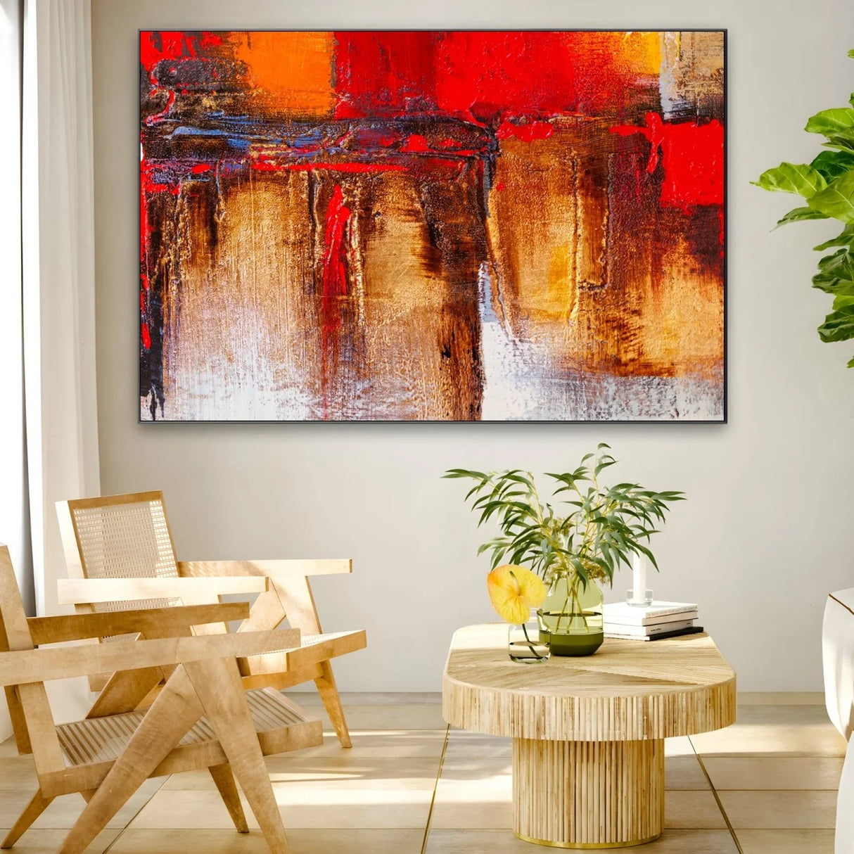 Quadro Stampa su Tela Prezioso Astratto - CupidoDesign