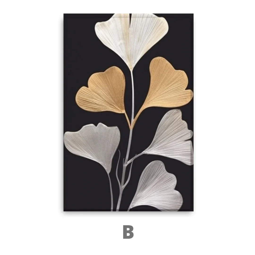 Quadro Stampa su Tela Prezioso Ginko - CupidoDesign