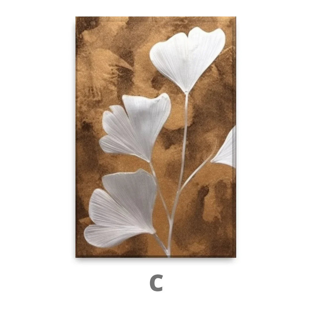 Quadro Stampa su Tela Prezioso Ginko - CupidoDesign