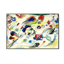 Quadro Stampa su Tela Primo acquerello astratto, Wassily Kandinsky - CupidoDesign
