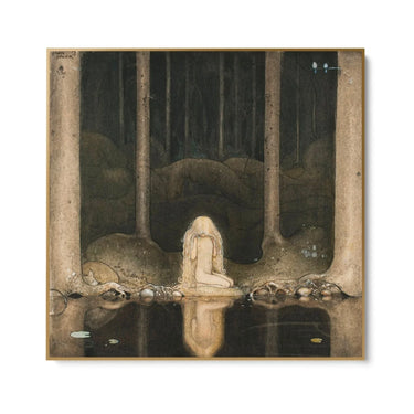 Quadro Stampa su Tela Principessa Tuvstarr, John Bauer - CupidoDesign
