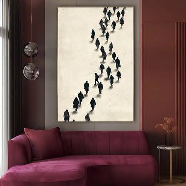 Quadro Stampa su Tela Profondo Silenzio - CupidoDesign