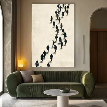 Quadro Stampa su Tela Profondo Silenzio - CupidoDesign