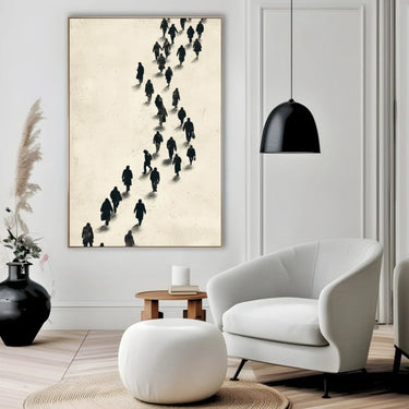 Quadro Stampa su Tela Profondo Silenzio - CupidoDesign