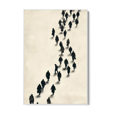 Quadro Stampa su Tela Profondo Silenzio - CupidoDesign