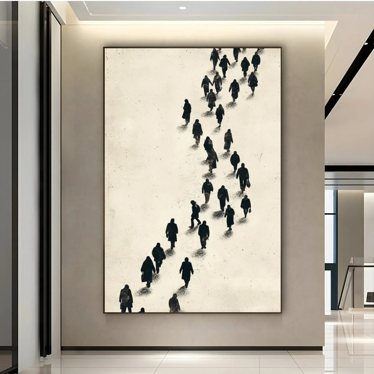 Quadro Stampa su Tela Profondo Silenzio - CupidoDesign