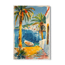 Quadro Stampa su Tela Prospettive di Ibiza, Spagna - CupidoDesign