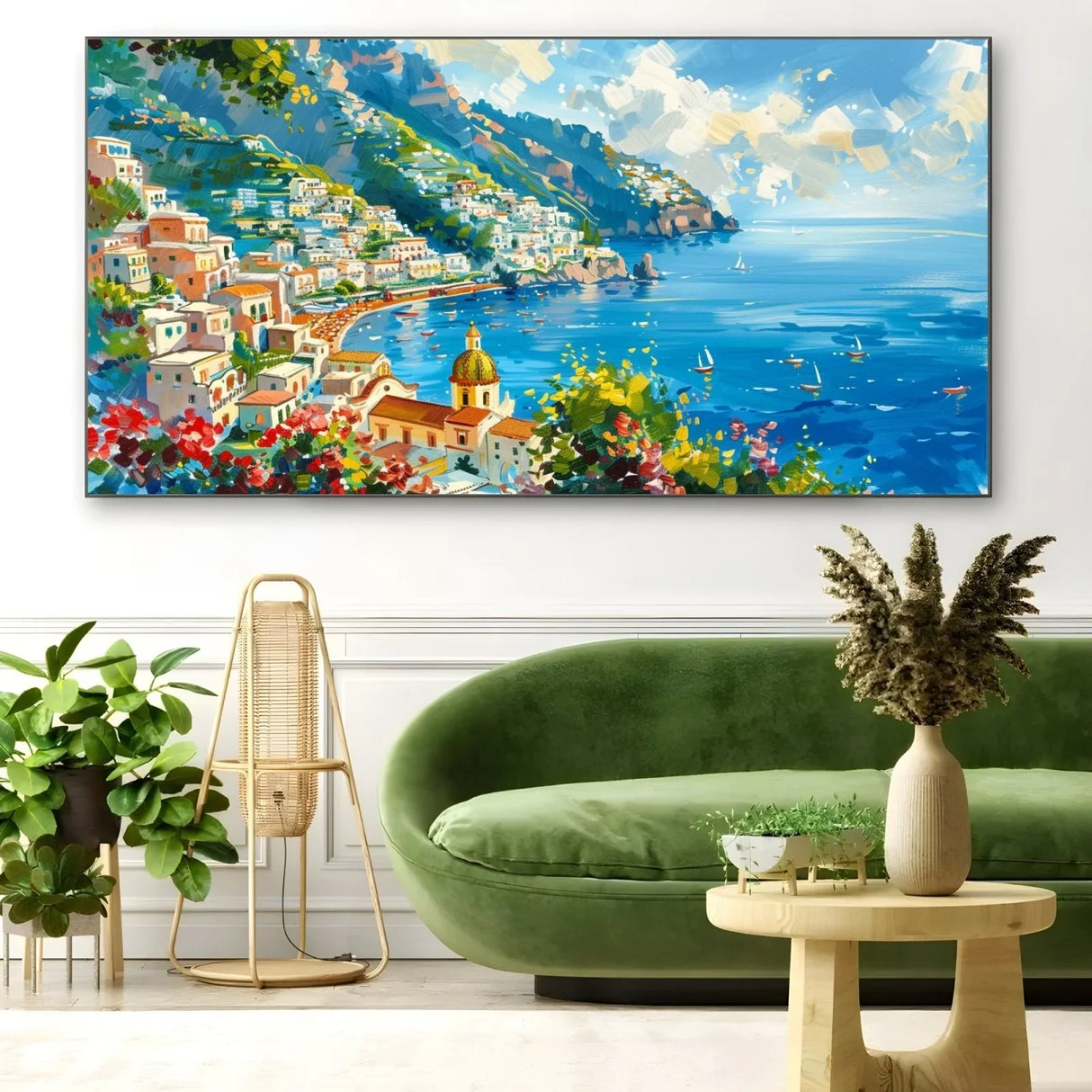 Quadro Stampa su Tela Prospettive di Positano - CupidoDesign