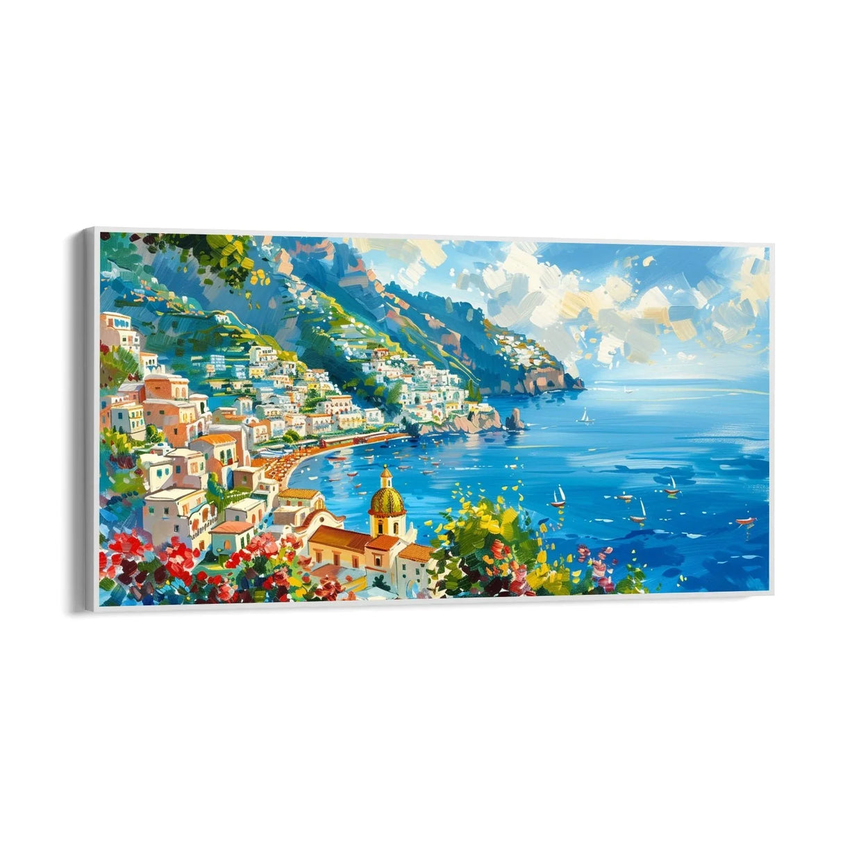Quadro Stampa su Tela Prospettive di Positano - CupidoDesign