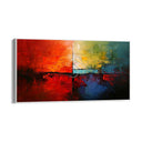 Quadro Stampa su Tela Prospetto rosso - CupidoDesign