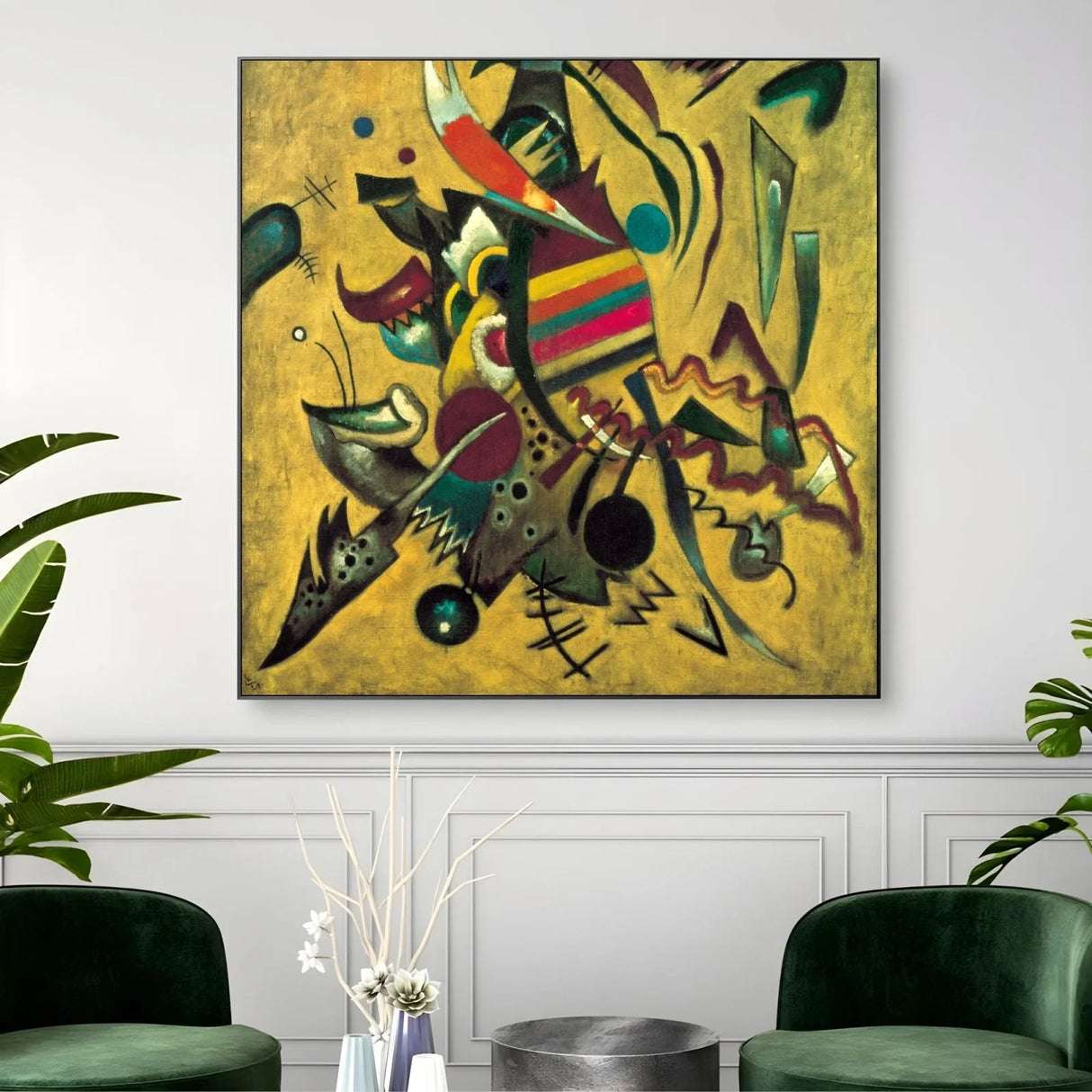 Quadro Stampa su Tela Punti, Wassily Kandinsky - CupidoDesign