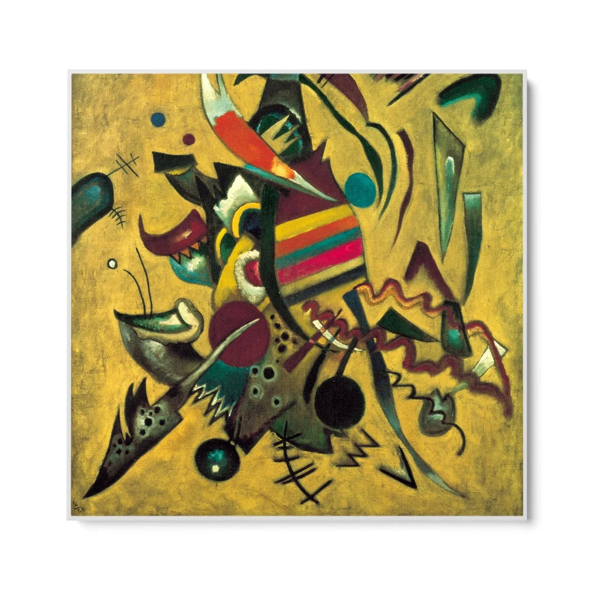 Quadro Stampa su Tela Punti, Wassily Kandinsky - CupidoDesign