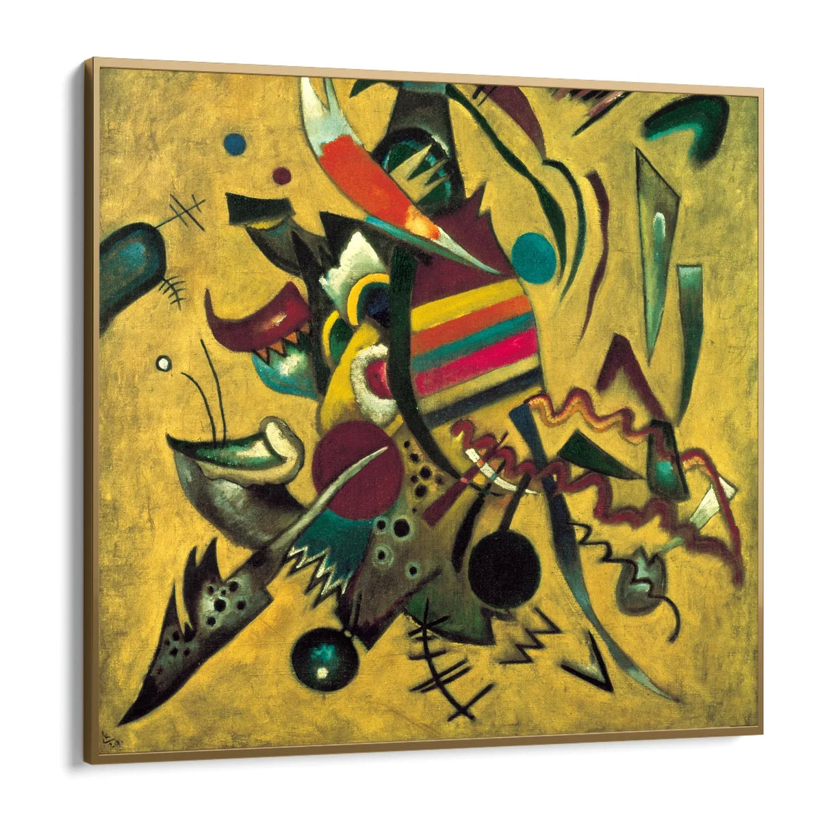 Quadro Stampa su Tela Punti, Wassily Kandinsky - CupidoDesign