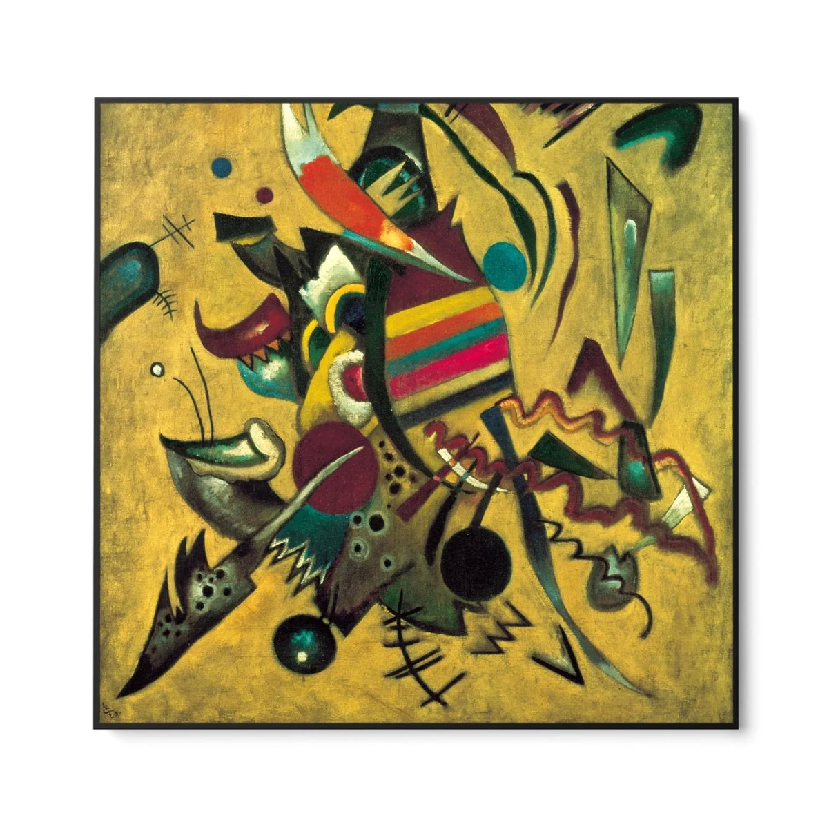 Quadro Stampa su Tela Punti, Wassily Kandinsky - CupidoDesign