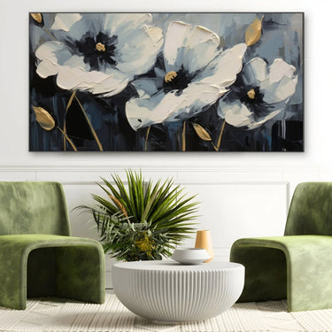 Quadro Stampa su Tela Purezza floreale - CupidoDesign