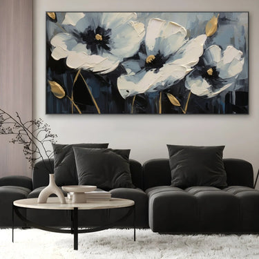 Quadro Stampa su Tela Purezza floreale - CupidoDesign