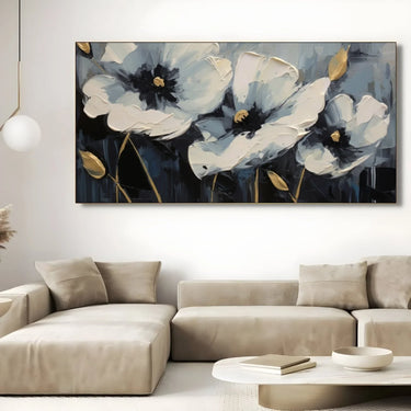 Quadro Stampa su Tela Purezza floreale - CupidoDesign