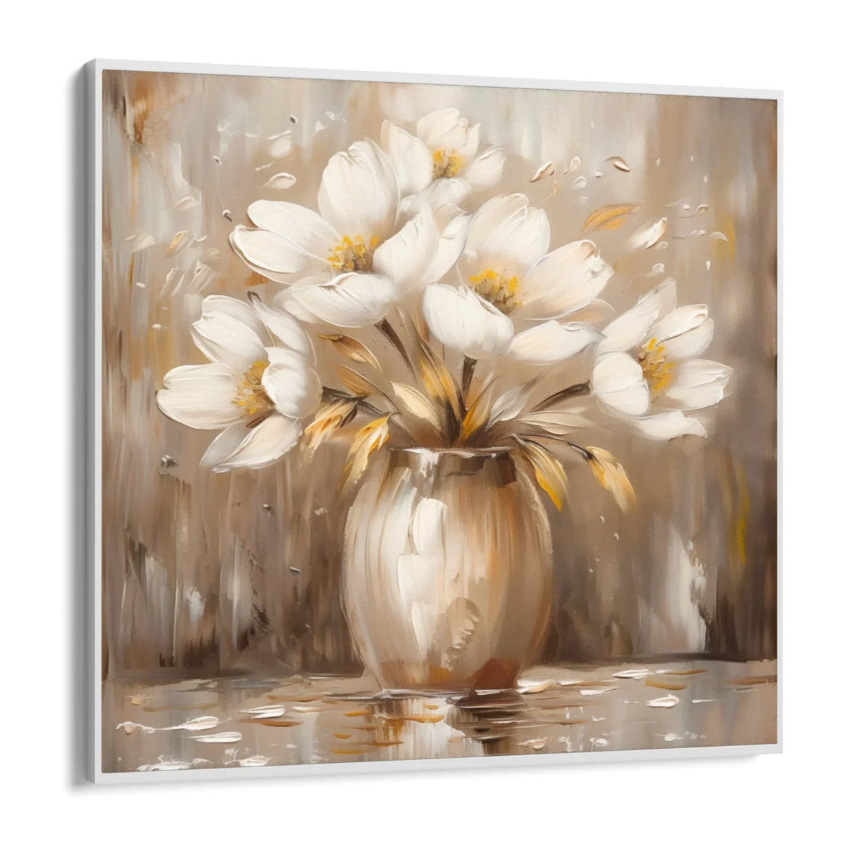 Quadro Stampa su Tela Purezza in Fiore - CupidoDesign