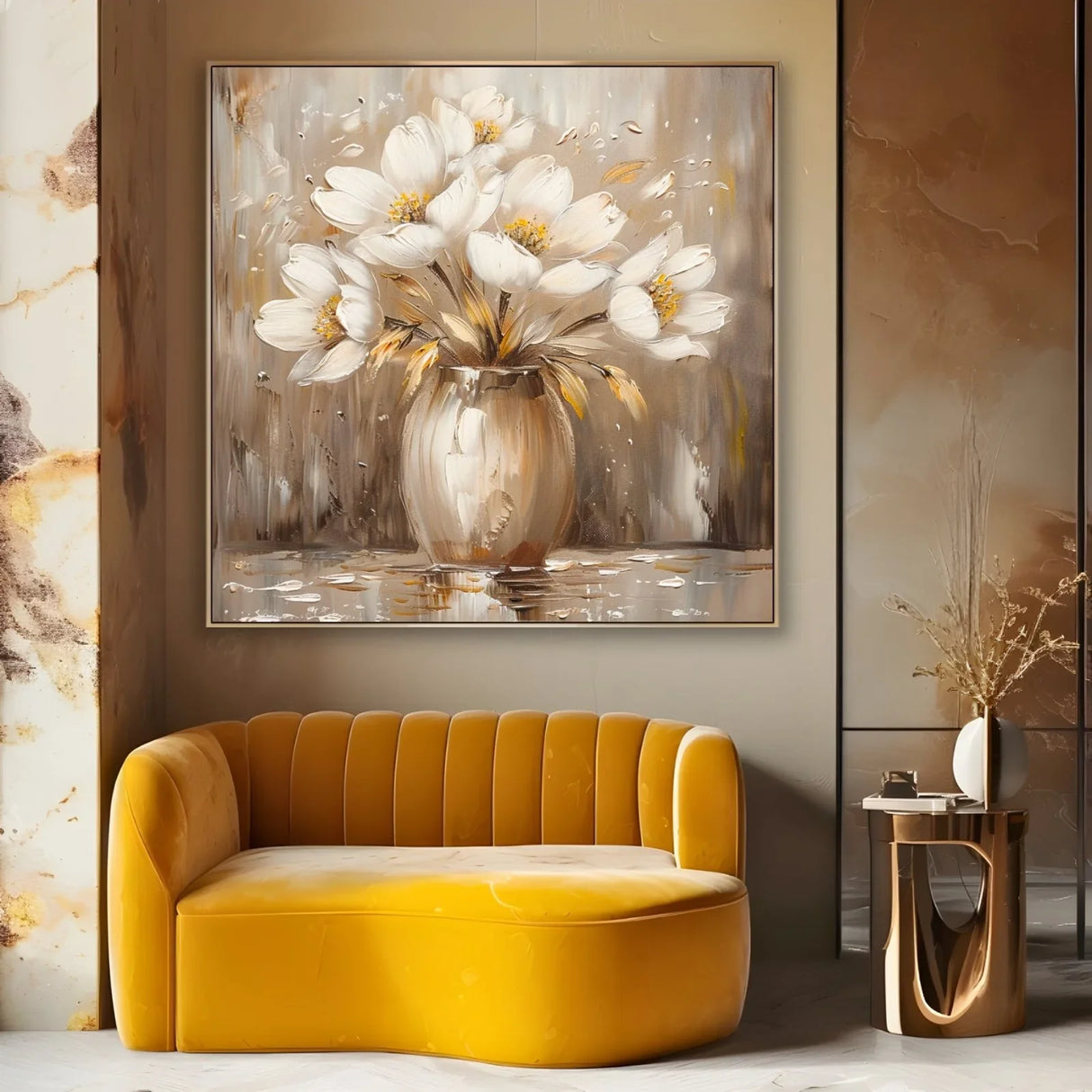 Quadro Stampa su Tela Purezza in Fiore - CupidoDesign