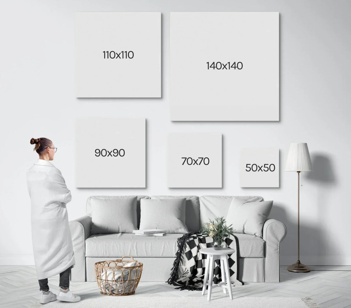 Quadro Stampa su Tela Abisso tra le ciglia - CupidoDesign
