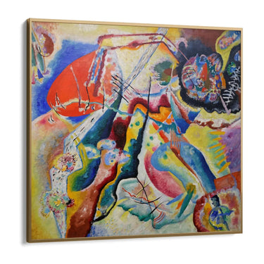 Quadro Stampa su Tela Quadro con macchia rossa, Wassily Kandinsky - CupidoDesign