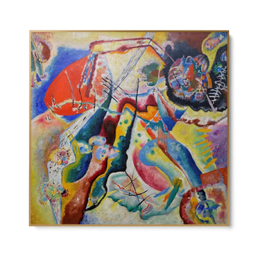 Quadro Stampa su Tela Quadro con macchia rossa, Wassily Kandinsky - CupidoDesign