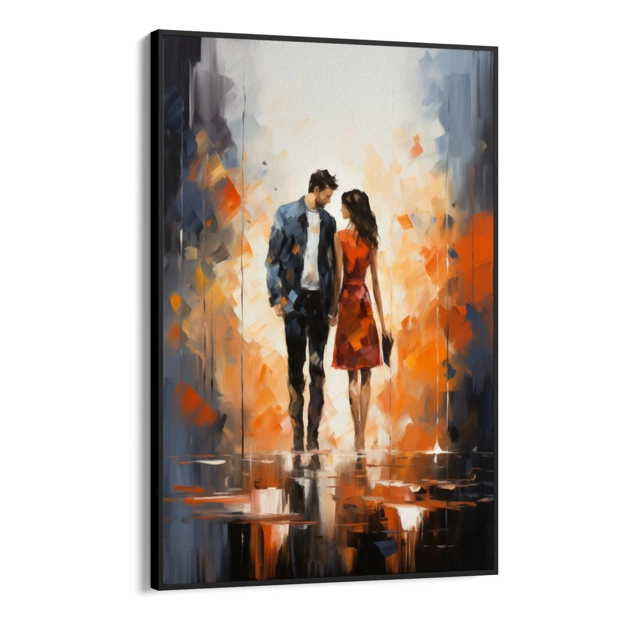 Quadro Stampa su Tela Questione di Sguardi - CupidoDesign