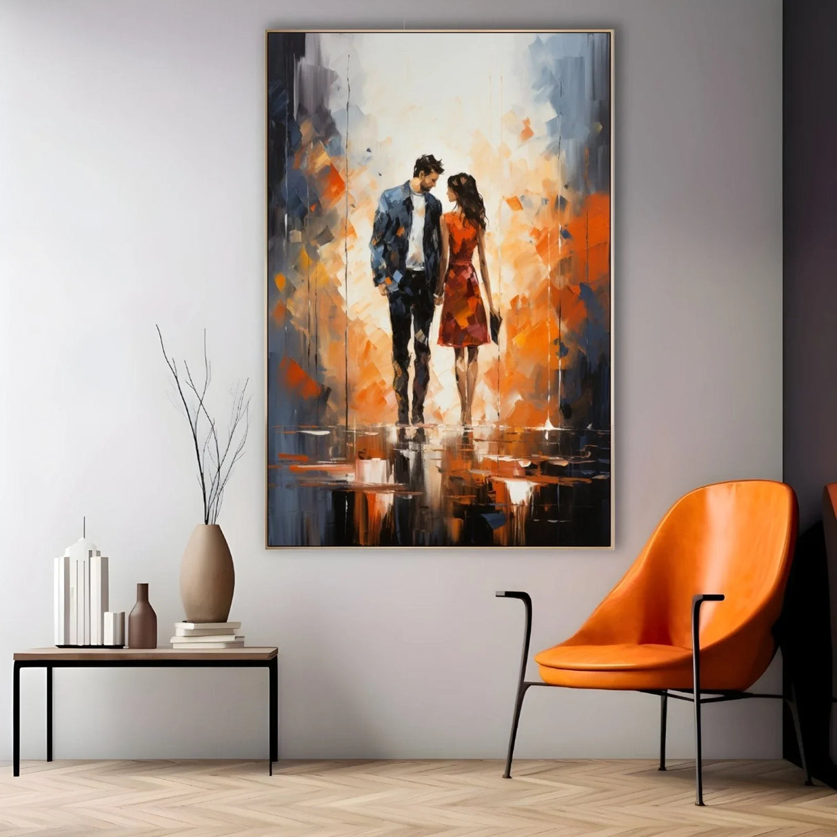 Quadro Stampa su Tela Questione di Sguardi - CupidoDesign