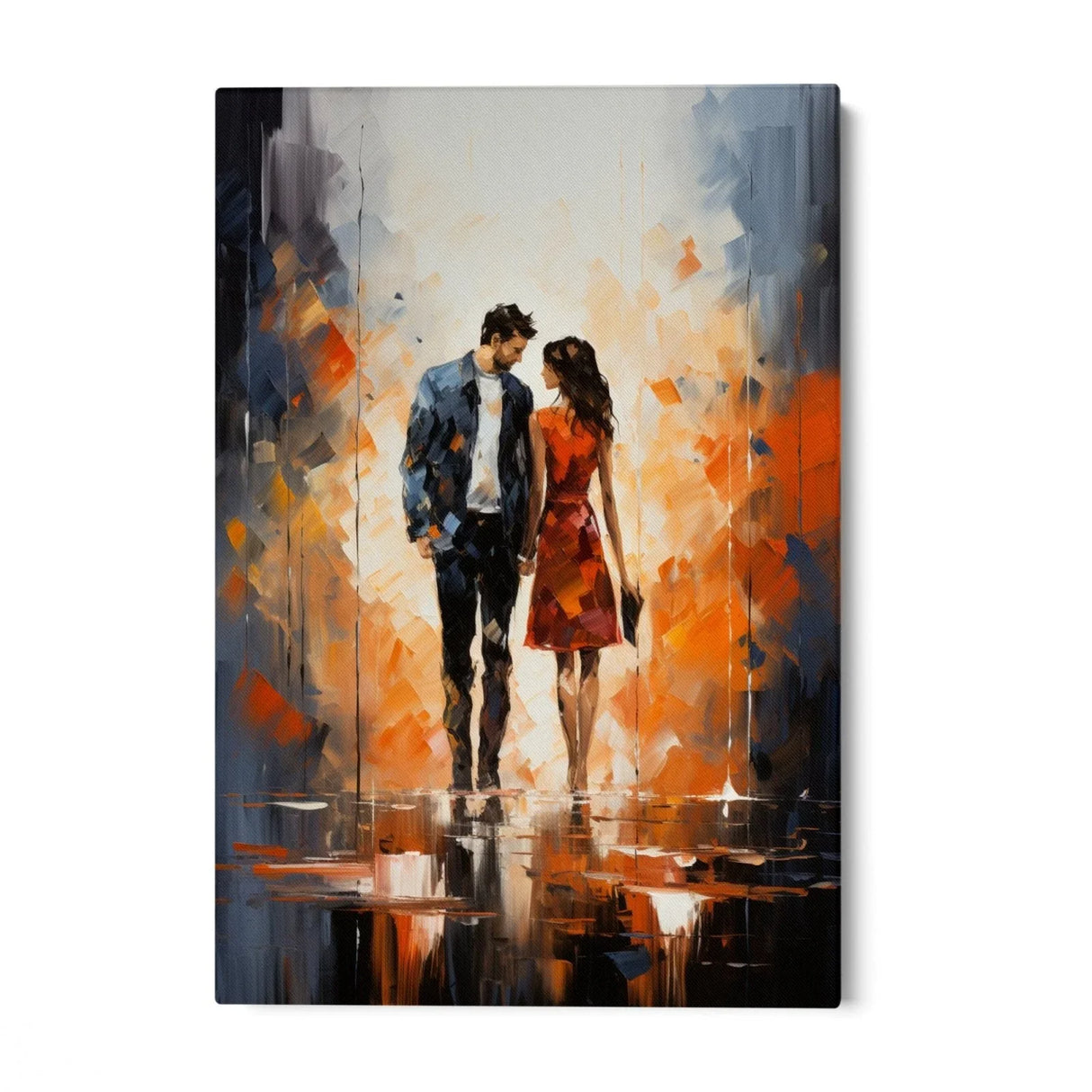 Quadro Stampa su Tela Questione di Sguardi - CupidoDesign