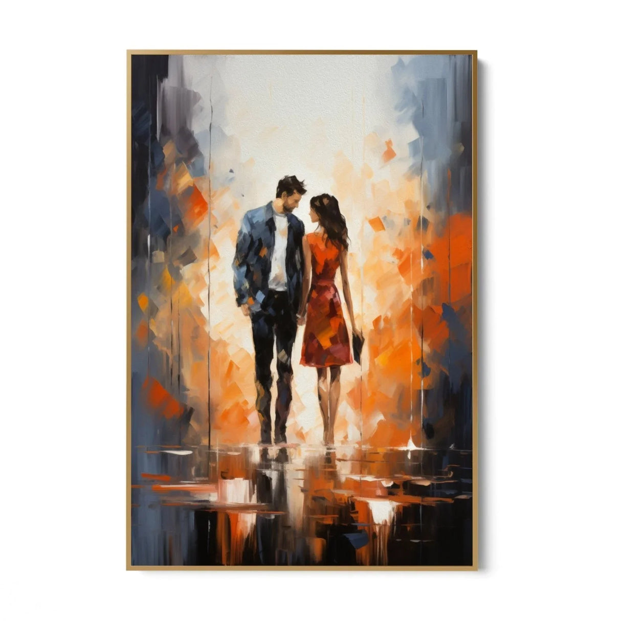 Quadro Stampa su Tela Questione di Sguardi - CupidoDesign