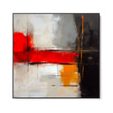 Quadro Stampa su Tela Radiante Trasformazione 140x140cm - CupidoDesign