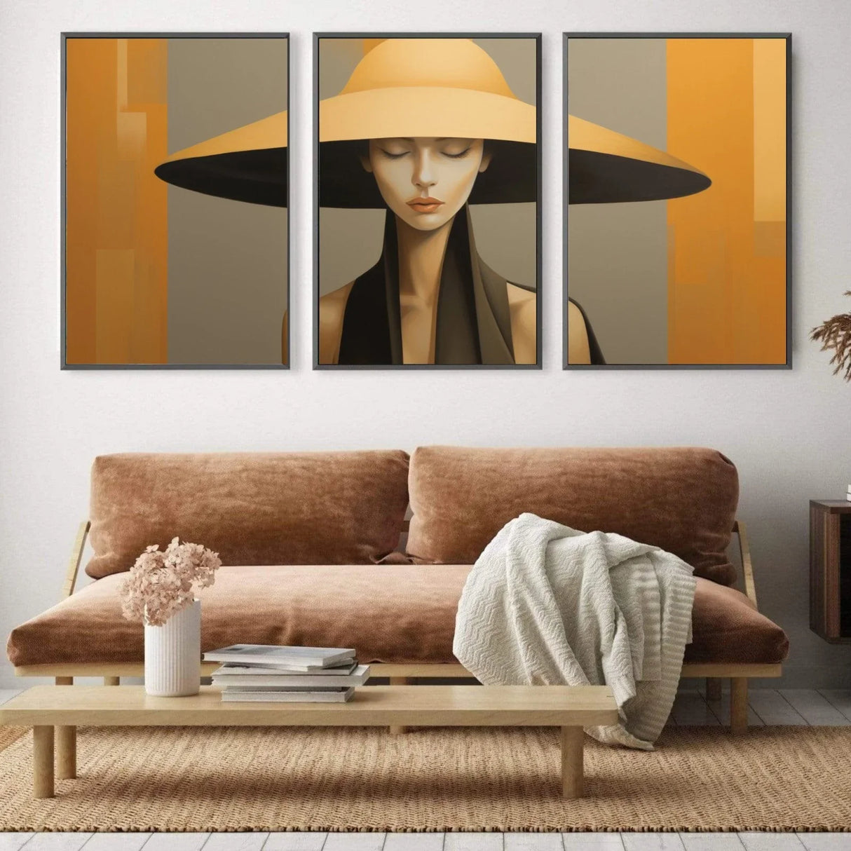 Quadro Stampa su Tela Radiosa Eleganza - CupidoDesign