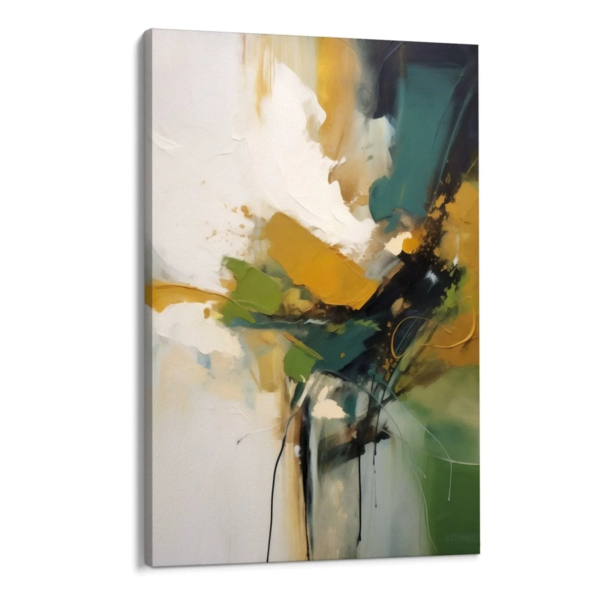 Quadro Stampa su Tela Radiosità Verde - CupidoDesign
