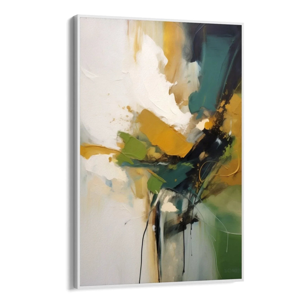 Quadro Stampa su Tela Radiosità Verde - CupidoDesign