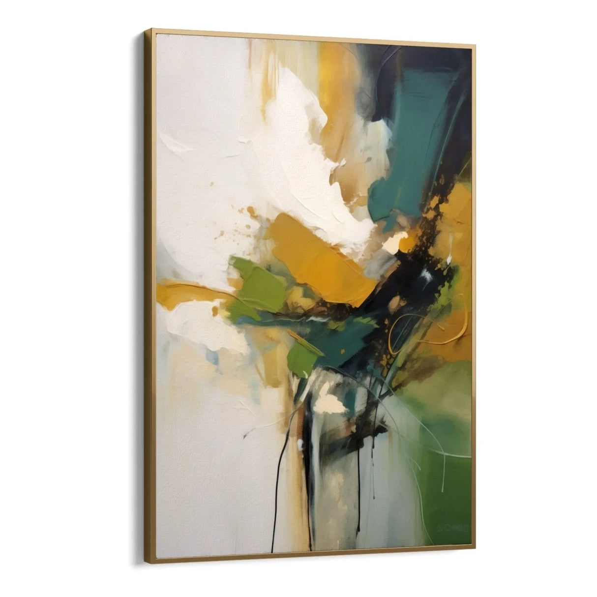 Quadro Stampa su Tela Radiosità Verde - CupidoDesign
