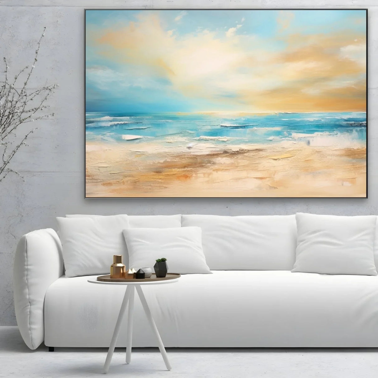 Quadro Stampa su Tela Raggio Luminoso - CupidoDesign