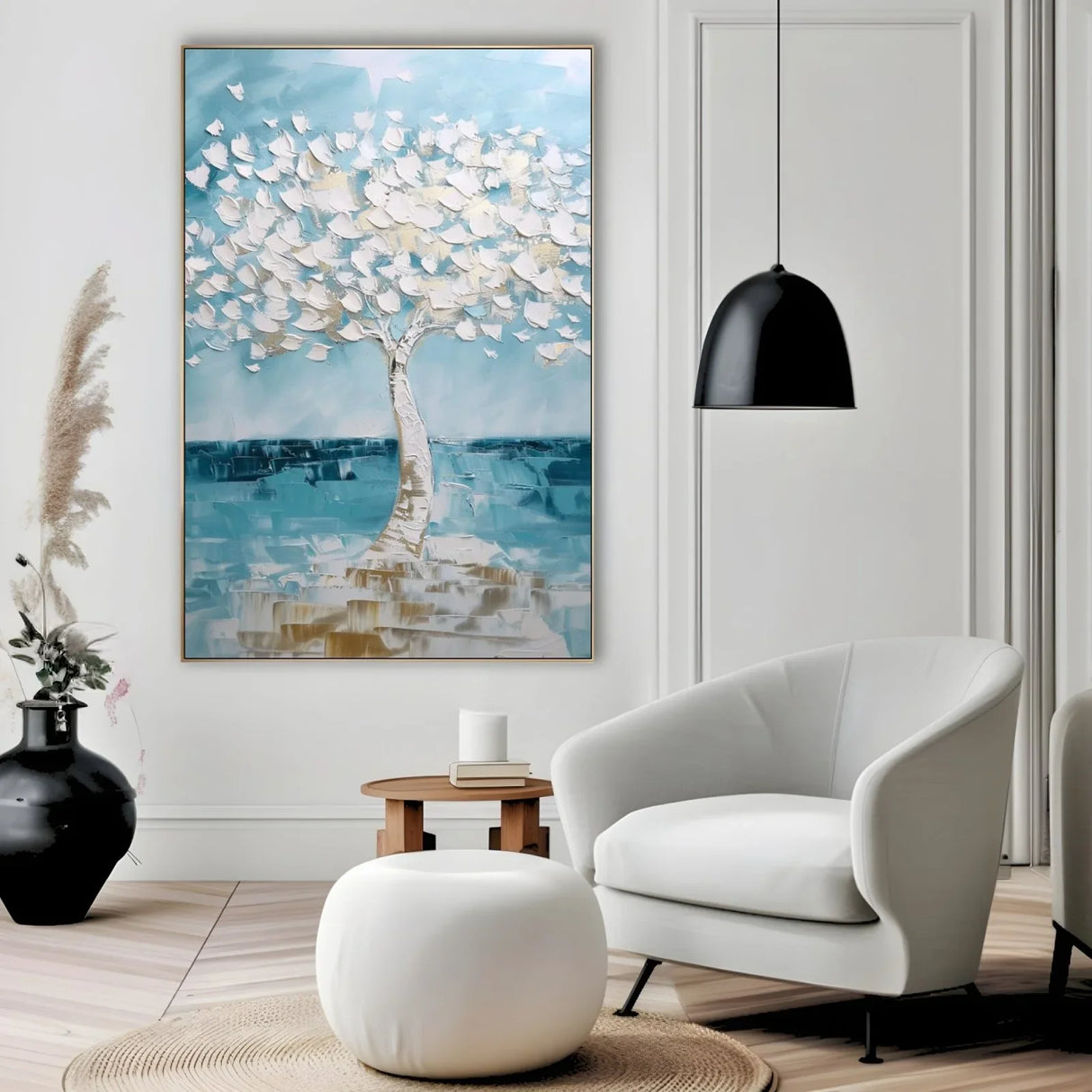 Quadro Stampa su Tela Rami di Seta - CupidoDesign