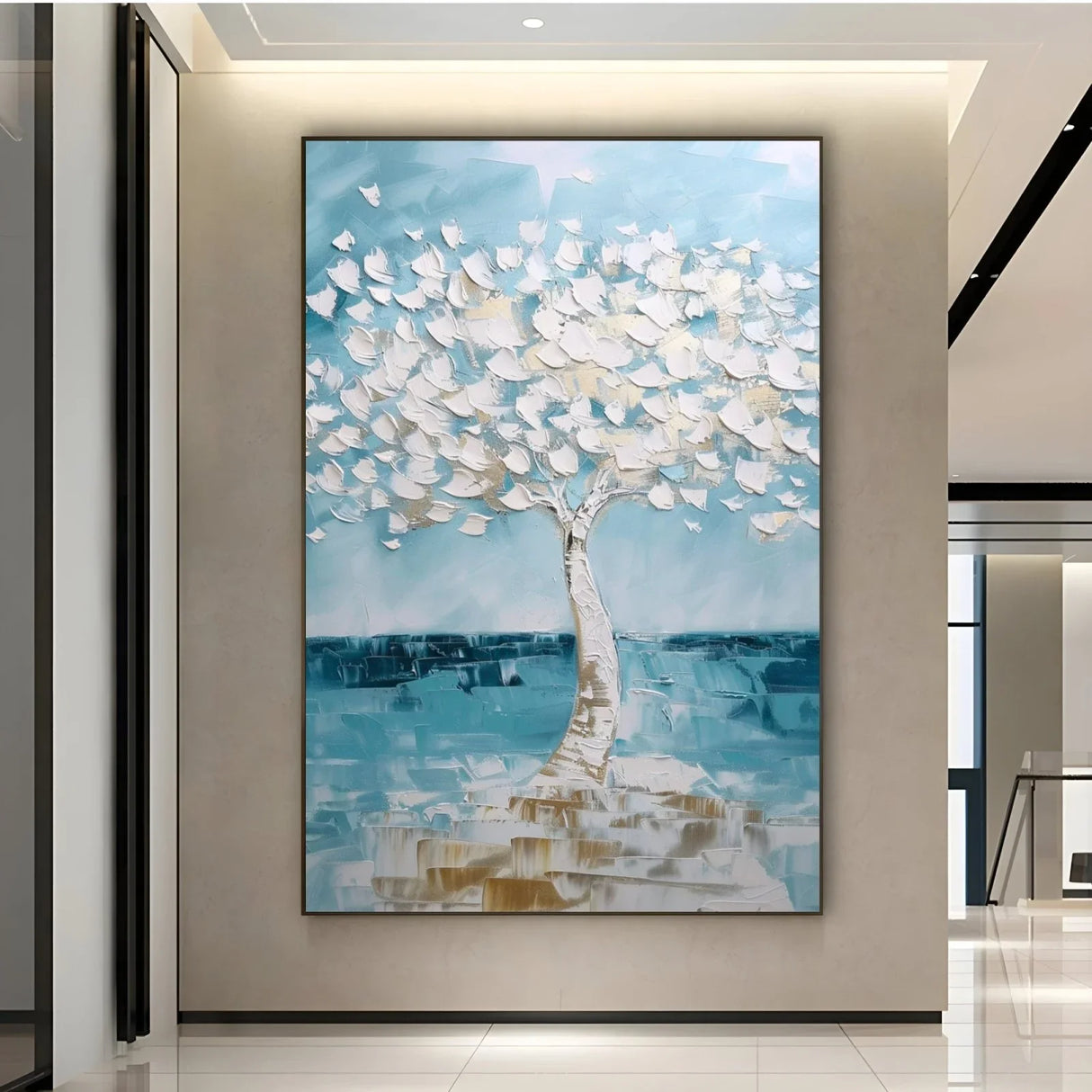 Quadro Stampa su Tela Rami di Seta - CupidoDesign