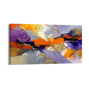 Quadro Stampa su Tela Rapsodia Viola - CupidoDesign