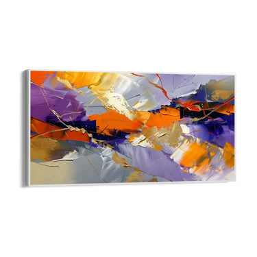 Quadro Stampa su Tela Rapsodia Viola - CupidoDesign
